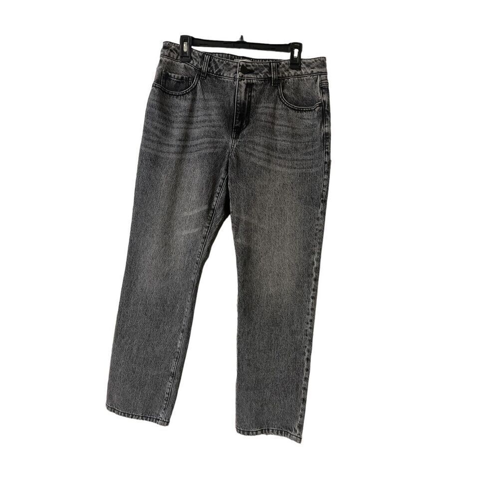 CAbi Boyfriend Jean style #4329 gray sz 6